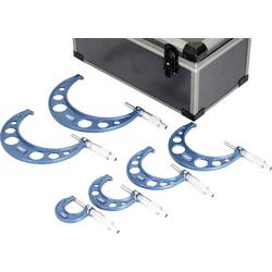 Dasqua 4111-8215 sada třmenových mikrometrů s kontrolním měřítkem 0 - 150 mm DIN 863
