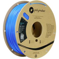 Polymaker PA02064 vlákno pro 3D tiskárny PLA plast Vysoká tuhost, Vysoká pevnost v tahu 1.75 mm 1000 g azurová modrá PolyLite™ 1 ks