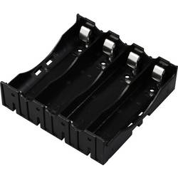 TRU COMPONENTS TC-13220720 bateriový držák 4x 18650 póly kontaktu (d x š x v) 78 x 79 x 21 mm