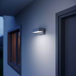 Steinel Sensor-LED-Außenleuchte L 800 SC silber 087555 venkovní nástěnné LED osvětlení s PIR detektorem pevně vestavěné LED 7.5 W LED stříbrná