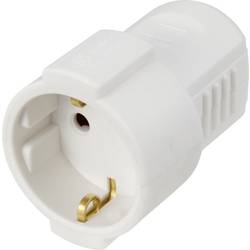 Sygonix SY-6618464 zásuvka polypropylen (PP) 250 V/AC bílá