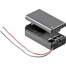 Goobay 48171 bateriový držák 1x 9 V kabel (d x š x v) 68.4 x 33.2 x 25.6 mm