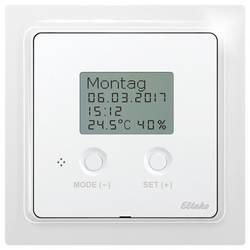 BUTH55ED/12V DC-pm Eltako sběrnicové hodiny s termostatem a hygrostatem na omítku