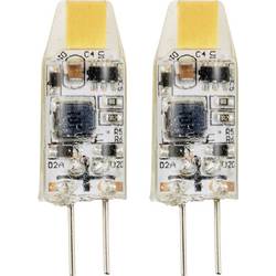 Sygonix SY-6442038 LED Energetická třída (EEK2021) F (A - G) G4 1 W = 10 W teplá bílá (Ø x d) 10 mm x 30 mm 2 ks