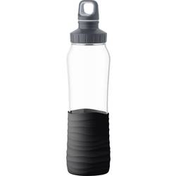 Emsa Drink2Go picí láhev sklo, černá 0.7 l