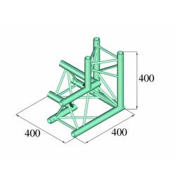 Alutruss DECOLOCK DQ3-PAL33 3bodová rampa rohové vázání na 3 směry 90 °