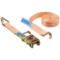 TOOLCRAFT TO-9610002 dvoudílný upínací popruh Přivazovací únosnost napřímo (LC)=1000 daN (d x š) 4000 mm x 38 mm přezka se zubatým páskem