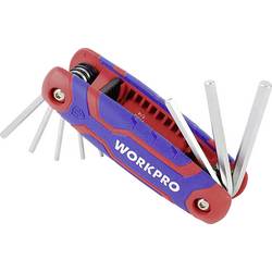 WorkPro vnější šestihran šestihranný klíč 1.5 mm, 2.0 mm, 2.5 mm, 3.0 mm, 4.0 mm, 5.0 mm, 6.0 mm, 8.0 mm