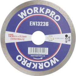 WorkPro GSOSCR-2 diamantový řezný kotouč 125 mm 1 ks keramika, Porcelán, mramor, zdivo, sklo, Vápenec, granit, přírodní kámen, pískovec