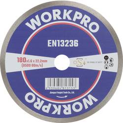 WorkPro GSOSCR-3 diamantový řezný kotouč 180 mm 1 ks keramika, Porcelán, mramor, zdivo, sklo, Vápenec, granit, přírodní kámen, pískovec