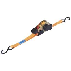 TOOLCRAFT TO-9614760 dvoudílný upínací popruh Přivazovací únosnost napřímo (LC)=320 daN (d x š) 3 m x 25 mm přezka se zubatým páskem EN 12195-2