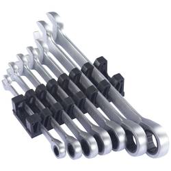 TOOLCRAFT TO-9626412 sada ráčnových jednostranných uzavřených klíčů 7dílná Délka klíče (cm) (jen pro nadpis) 8 - 19 mm