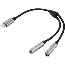 Renkforce USB-C®, audio kabelový adaptér [1x USB-C® zástrčka - 2x 3.5 mm zásuvka] 20 cm