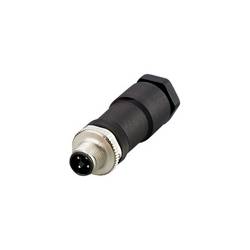 ifm Electronic E12500 neupravený zástrčkový konektor pro senzory - aktory, E12500, piny: 4, 1 ks