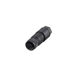ifm Electronic E11841 neupravený zástrčkový konektor pro senzory - aktory, E11841, piny: 4, 1 ks