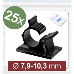 Quadrios 24CA450 úchytka samolepicí 24CA450 Průměr kabelového svazku (rozsah) 7.9 do 10.3 mm černá 25 ks