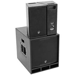 Omnitronic MAXX-1810DSP 2.1 sada aktivních PA reproduktorů Bluetooth, včetně subwooferu