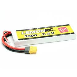 LemonRC 15754 akupack Li-Pol (modelářství), 7.4 V, 3300 mAh, články 2, 35 C, Softcase, XT60