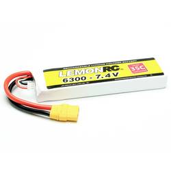 LemonRC 15758 akupack Li-Pol (modelářství), 7.4 V, 6300 mAh, články 2, 35 C, Softcase, XT90