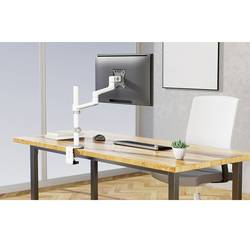 Neomounts DS60-425WH1 držák na stůl pro monitor 1 Displej: (s) 43,2 cm (17) - 68,6 cm (27) bílá nastavitelná výška, naklápěcí, nakláněcí, otočný