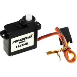 Amewi micro servo AMXRacing 1143HB Analog analogové servo Materiál převodovky: plast