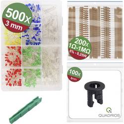 Quadrios 24O195 sada LED červená, zelená, žlutá, modrá, bílá 20 mA 3 V