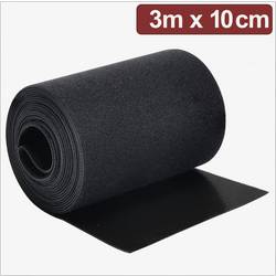 Quadrios 24CA312 pásek se suchým zipem, ke spojování, háčková a flaušová část, (d x š) 3 m x 10 cm, černá, 3 m