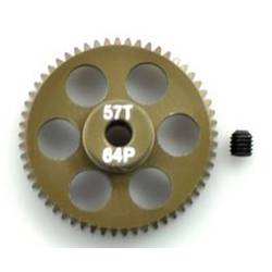 ArrowMax pastorek motoru Typ modulu: 64 DP Ø otvoru: 3.2 mm Počet zubů: 57