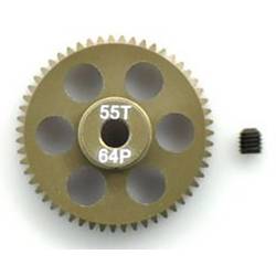 ArrowMax pastorek motoru Typ modulu: 64 DP Ø otvoru: 3.2 mm Počet zubů: 55