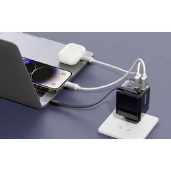 VOLTCRAFT UC-2C1A65W02 USB nabíječka 65 W 1x USB A , 2x USB-C® Počet výstupů: 3 x GaN, USB Power Delivery (USB-PD) , Rychlonabíječka