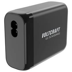 VOLTCRAFT UC-3C1A100W02 USB nabíječka, GaN, USB Power Delivery (USB-PD) , Rychlonabíječka, 3x USB-C®, 1x USB A , 100 W, Dodávka energie, černá