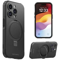 4Smarts Defend Case Magic Stand zadní kryt na mobil Apple iPhone 15 Pro černá Kompatibilní s MagSafe, stojící 540584