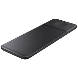 Samsung EP-P6300 Wireless Charger Trio indukční nabíjecí stanice, bezdrátová nabíječka, Rychlonabíječka, Magnetické připojení, Bezdrátové nabíjení Qi, černá