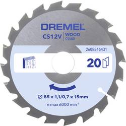 Dremel DREMEL Holz Kreissägeblatt 85mm CS500 2608846431​ pilový kotouč 1 ks