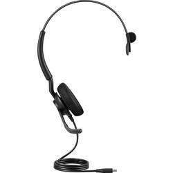 Jabra Engage 50 II Sluchátka On Ear kabelová mono černá Potlačení hluku, Redukce šumu mikrofonu headset, regulace hlasitosti, Vypnutí zvuku mikrofonu,