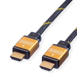 Roline HDMI kabel Zástrčka HDMI-A, Zástrčka HDMI-A 5.00 m vícebarevná 11.04.5565 stíněný HDMI kabel
