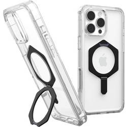 Urban Armor Gear Plyo XTE zadní kryt na mobil Apple iPhone 16 Pro Max transparentní, černá indukční nabíjení, Kompatibilní s MagSafe, stojící, odolné vůči
