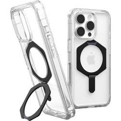 Urban Armor Gear Plyo XTE zadní kryt na mobil Apple iPhone 16 Pro transparentní, černá indukční nabíjení, Kompatibilní s MagSafe, stojící, odolné vůči nárazům
