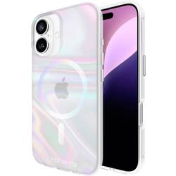 Case-Mate Soap Bubble zadní kryt na mobil Apple iPhone 16 transparentní, třpytivý efekt indukční nabíjení, Kompatibilní s MagSafe CM054330