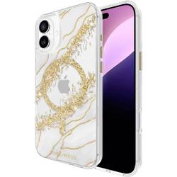 Case-Mate Karat zadní kryt na mobil Apple iPhone 16 Plus transparentní, zlatá indukční nabíjení, Kompatibilní s MagSafe CM054724