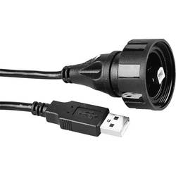 Bulgin USB kabel USB 2.0 USB-A zástrčka, USB-B zástrčka 5.00 m PX0840/B/5M00