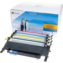 G&G Toner náhradní Samsung CLT-P4072C, CLT-K4072S, CLT-C4072S, CLT-M4072S, CLT-Y4072S kompatibilní kombinované balení černá, azurová, purppurová, žlutá 1500