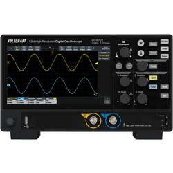 VOLTCRAFT DOV702 digitální osciloskop 70 MHz, 2kanálový, 1.25 GSa/s, 50 Mpts, 12 Bit, s pamětí (DSO), 1 ks, VC-16753905