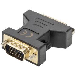 Digitus AK-320505-000-S DVI / VGA adaptér [1x DVI zásuvka 24+5pólová - 1x VGA zástrčka] černá