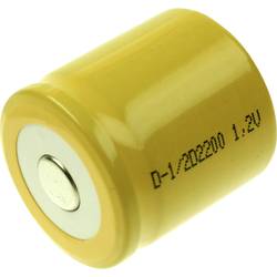 Mexcel D-1/2D2200 speciální akumulátor 1/2 D Flat-Top Ni-Cd 1.2 V 2200 mAh