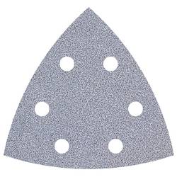 Wolfcraft 1160000 brusný papír pro delta brusky na suchý zip, s otvory Zrnitost 40 Rozměr přes roh 95 mm 5 ks