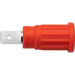 Schützinger SEPB 6453 Ni / RT bezpečnostní lisovaná zásuvka 4 mm červená 1 ks