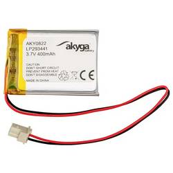 Akyga LP293441 Akupack x Speciální akumulátor Li-Pol 3.7 V 400 mAh