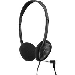 Monacor MD-302 sluchátka On Ear kabelová, 0221160