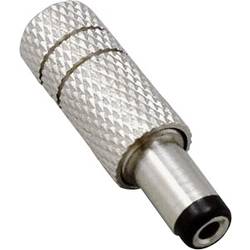 TRU COMPONENTS nízkonapěťový konektor zástrčka, rovná 5.50 mm 2.10 mm 1 ks